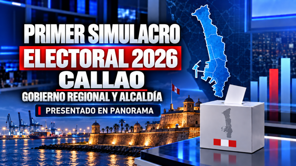 Primer simulacro electoral Callao 2026 presentado en Panorama